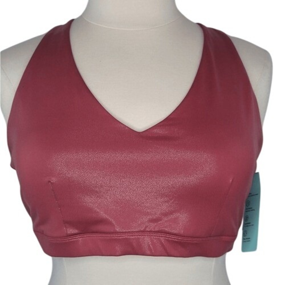 Ideology Red Strappy Sports Bra